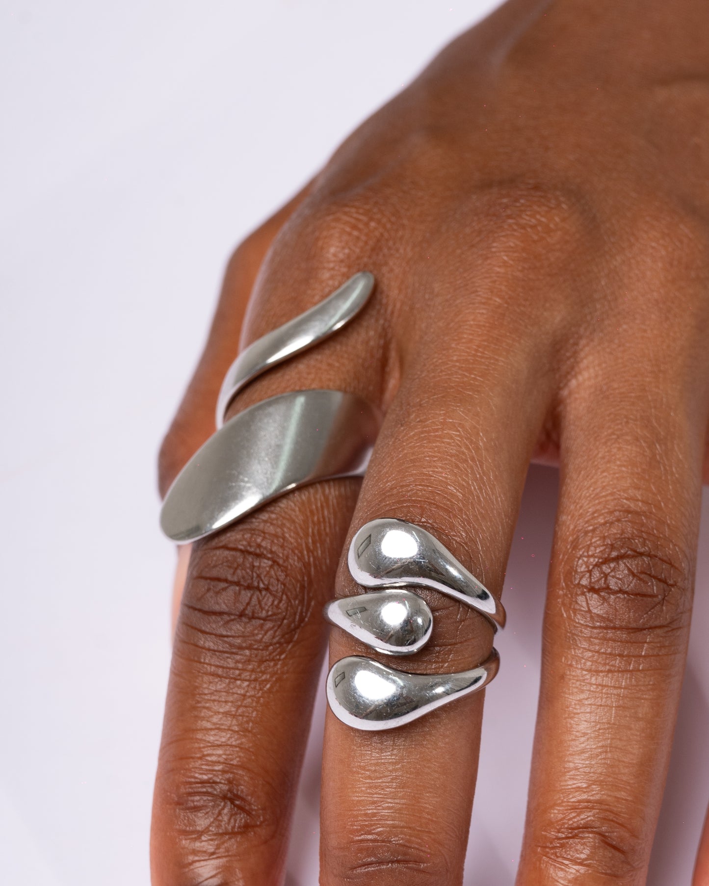 Silver Open Wrap Ring