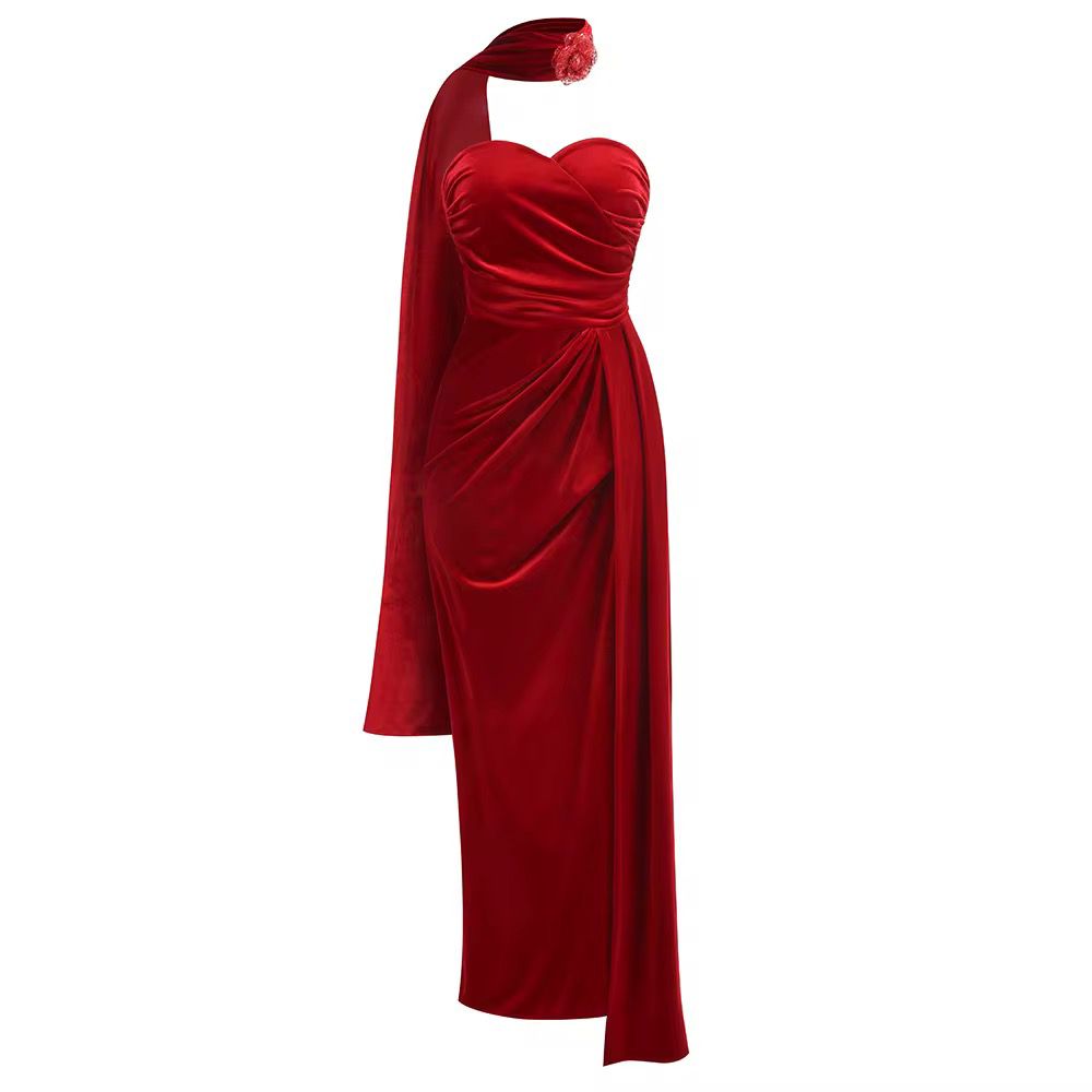 Judith Maxi Red Dress