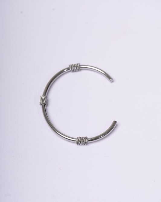Minimal Silver Cuff Bracelet
