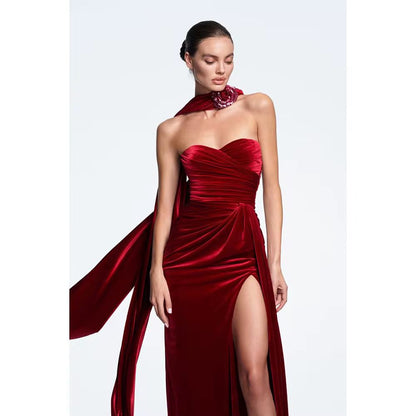 Judith Maxi Red Dress